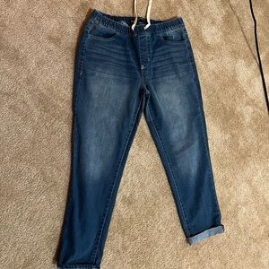Elastic jeans